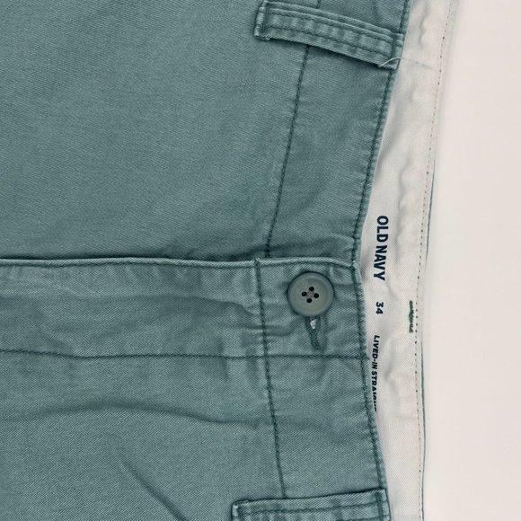 🥀 Men's Old Navy Lived-In Straight Shorts 34 - Picture 6 of 8